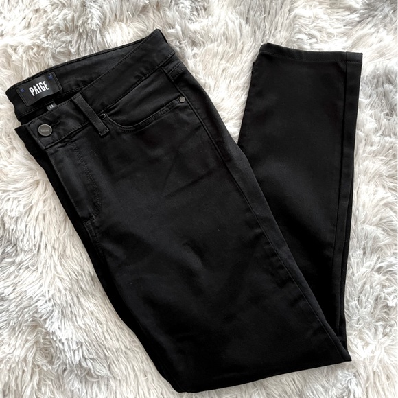 PAIGE Verdugo Denim Crop in Black Overdye. Size 29. NWOT - Picture 3 of 13